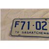 Image 2 : 1976 Sask Farm Licence Plate