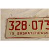 Image 2 : 1975 Saskatchewan Licence Plate