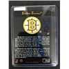 Image 2 : 1991-92 Pro Set Platinum Hockey Original Six Boston Bruins Team Card #145 (Don Cherry Signed)