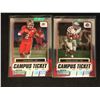 Image 1 : PANINI CANTENDERS CAMPUS TICKET FOOTBALL CARD LOT