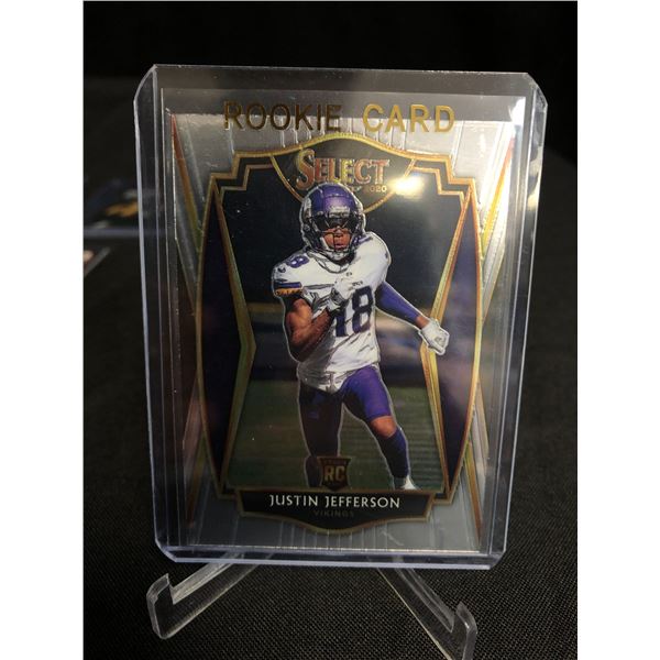 2020 PANINI SELECT FOOTBALL #161 JUSTIN JEFFERSON RC