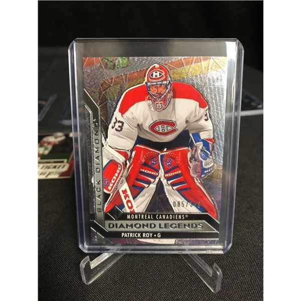 2021 UPPER DECK BLACK DIAMOND LEGENDS PATRICK ROY (85/349)