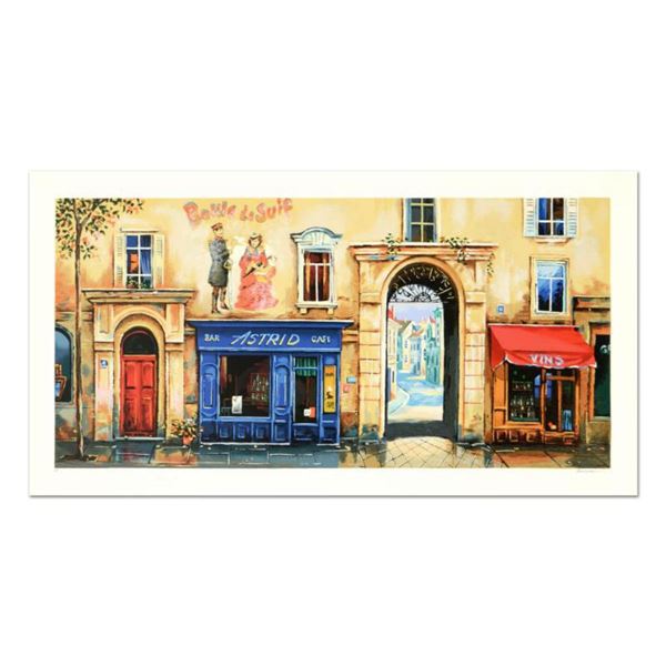 Alexander Borewko, "Bar Astrid" Limited Edition Serigraph, Numbered and Hand Signed with Letter of A