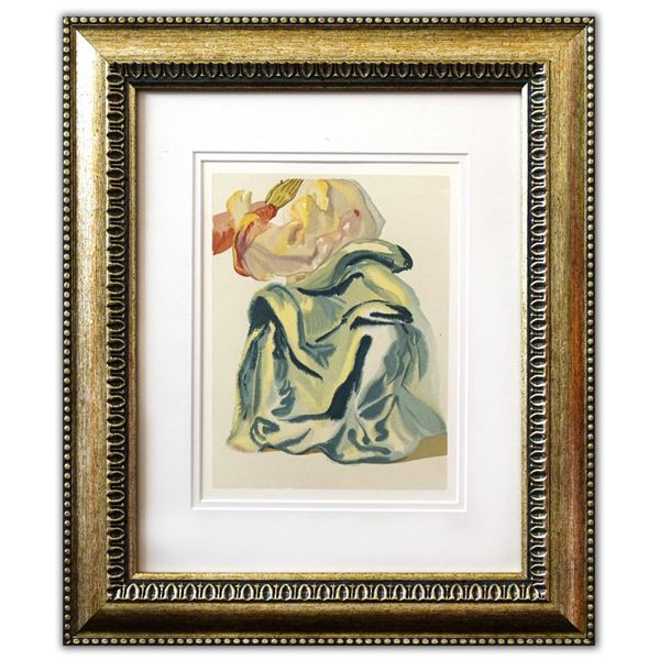 Salvador Dali- Original Color Woodcut on B.F.K. Rives Paper "Paradise 30"