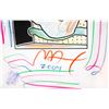 Image 3 : Peter Max- Original Mixed Media with Watercolor and Color Pencil "Neo Pop Series: Neo R2F83"