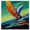 Image 1 : Natalia Sinkovsky, Original Acrylic Painting on Canvas, Hand Signed with Letter Authenticity.