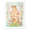 Image 1 : "Raquela" Limited Edition Lithograph by Edna Hibel (1917-2014), Numbered and Hand Signed with Certif