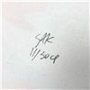 Image 2 : Steve Kaufman (1960-2010) "Michigan J Frog" Hand Signed and Numbered Limited Edition Hand Pulled sil