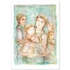Image 1 : "Portrait of a Family" Limited Edition Lithograph (28" x 40.5") by Edna Hibel (1917-2014), Numbered 
