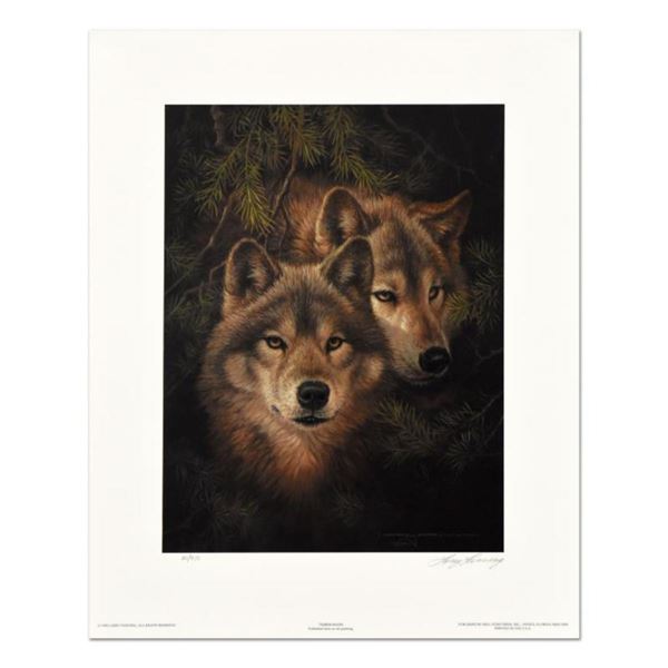 Larry Fanning (1938-2014), "Timber Mates" Limited Edition Lithograph, Numbered and Hand Signed with 