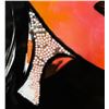 Image 3 : Hen Maman- Original Painting with Alcohol ink, acrylic, and epoxy rasin on Canvas "Lital"