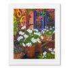 Image 1 : John Powell, "Geraniums" Limited Edition Serigraph, Numbered 349/350 and Hand Signed with Letter of 