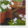 Image 2 : John Powell, "Geraniums" Limited Edition Serigraph, Numbered 349/350 and Hand Signed with Letter of 