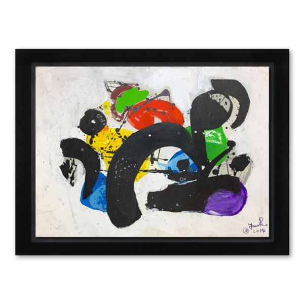 Jenik Cook, Framed Original Acrylic Painting, Hand Signed, Letter of Authenticity.