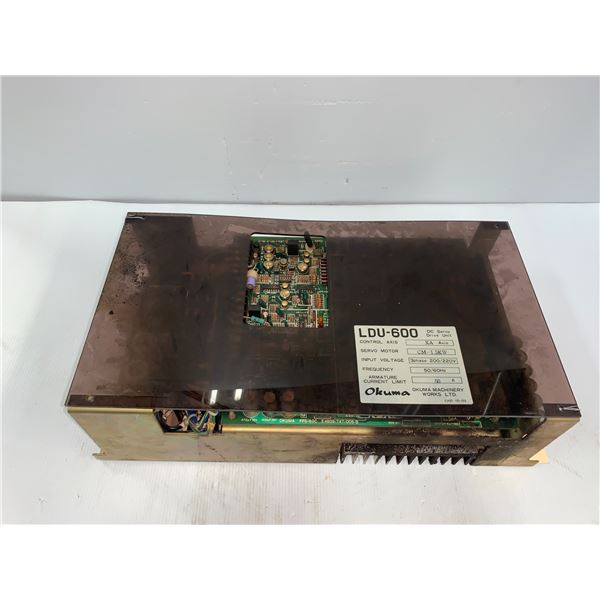 Okuma # LDU-600 DC Servo Drive Unit XA Axis 50 Amp