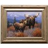 Image 2 : Alaska: Artist Chip Brock’s “His Girl For Now” Original Oil Painting