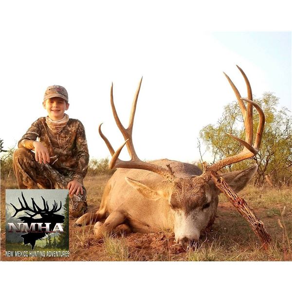 New Mexico: 5 Day Trophy Mule Deer rifle hunt for 2 hunters.