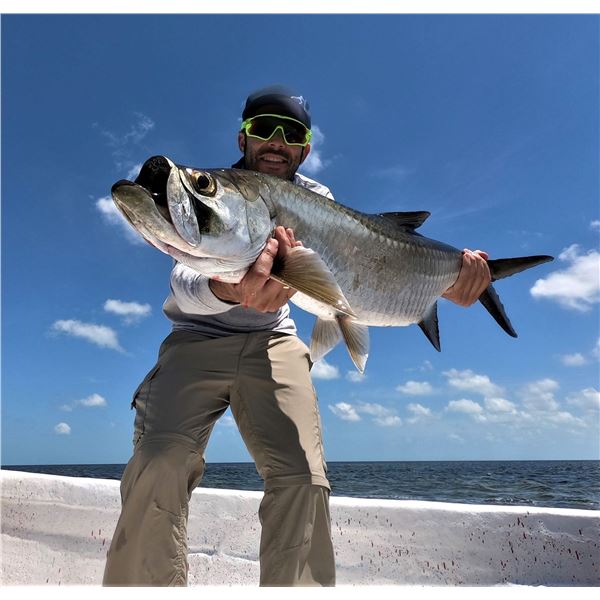 Mexico: 3 Day 4 Night Tarpon Fishing Trip for 2 Anglers in the Yucatan Peninsula’s Campeche flats