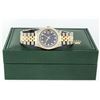 Image 7 : Rolex Mens 2 Tone Blue String VS Diamond Datejust Wristwatch Oyster Perpetual Wi