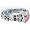 Image 6 : Rolex Ladies Stainless Steel Pink MOP Diamond & Ruby Datejust Wristwatch 26MM