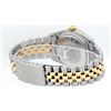 Image 4 : Rolex Mens 2 Tone Blue Diamond 36MM Datejust Wristwatch