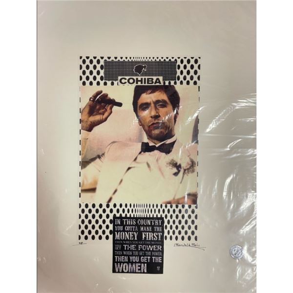 Limited Edition Scarface Tony Montana Cohiba Print