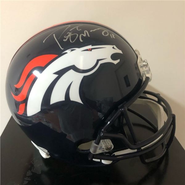 Signed Peyton Manning Broncos Helmet