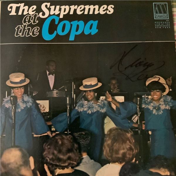 Signed The Supremes, The Supremes At The Copa Album Cover