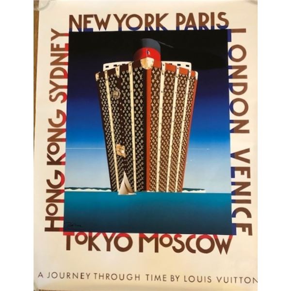 Journey Through Time Louis Vuitton Sailing Poster