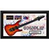 Image 1 : Signed and Custom Framed Coldplay Guitar