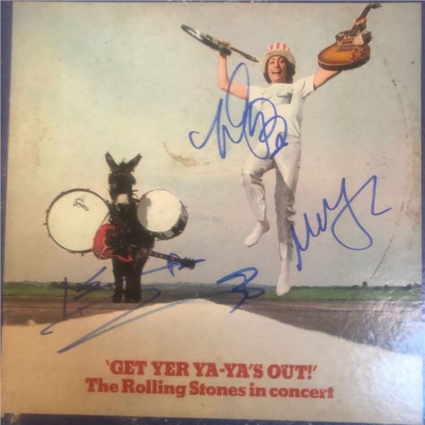 Signed Rolling Stones Get Yer Ya-Ya's Out Album Cover