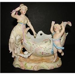 FIGURAL PORCELAIN PLANTER