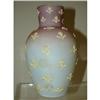 Image 1 : PINK AND WHITE CASED GLASS VASE