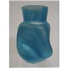 Image 1 : BLUE CASED GLASS VASE
