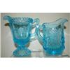 Image 1 : BLUE GLASS CREAMERS