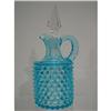 Image 1 : BLUE GLASS VINEGAR CRUET