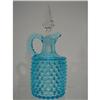 Image 2 : BLUE GLASS VINEGAR CRUET