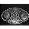 Image 4 : AMERICAN BRILLIANT CUT GLASS PICKLE DISHES