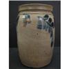 Image 3 : BLUE DECORATED STONEWARE CROCK