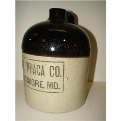 BALTIMORE STONEWARE WHISKEY JUG