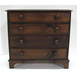 CHILD’S PINE CHEST OF DRAWERS