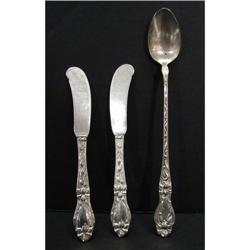 STERLING SILVER WHITING FLATWARE
