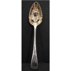 BRITISH STERLING SILVER SERVING SPOON