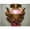 Image 2 : PINK ALABASTER AND BRASS LAMP