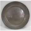 Image 1 : EARLY PEWTER CHARGER