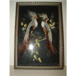 FEATHER PAINTING