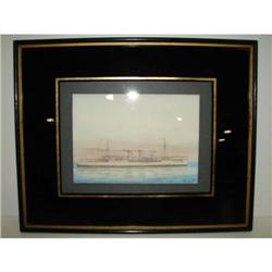BRITISH OCEAN LINER PAINTING