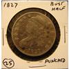 Image 1 : 1827 U.S. BUST HALF DOLLAR