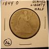 Image 1 : 1844-O U.S. SEATED LIBERTY HALF DOLLAR