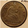 Image 2 : 1853 U.S. SEATED LIBERTY HALF DOLLAR
